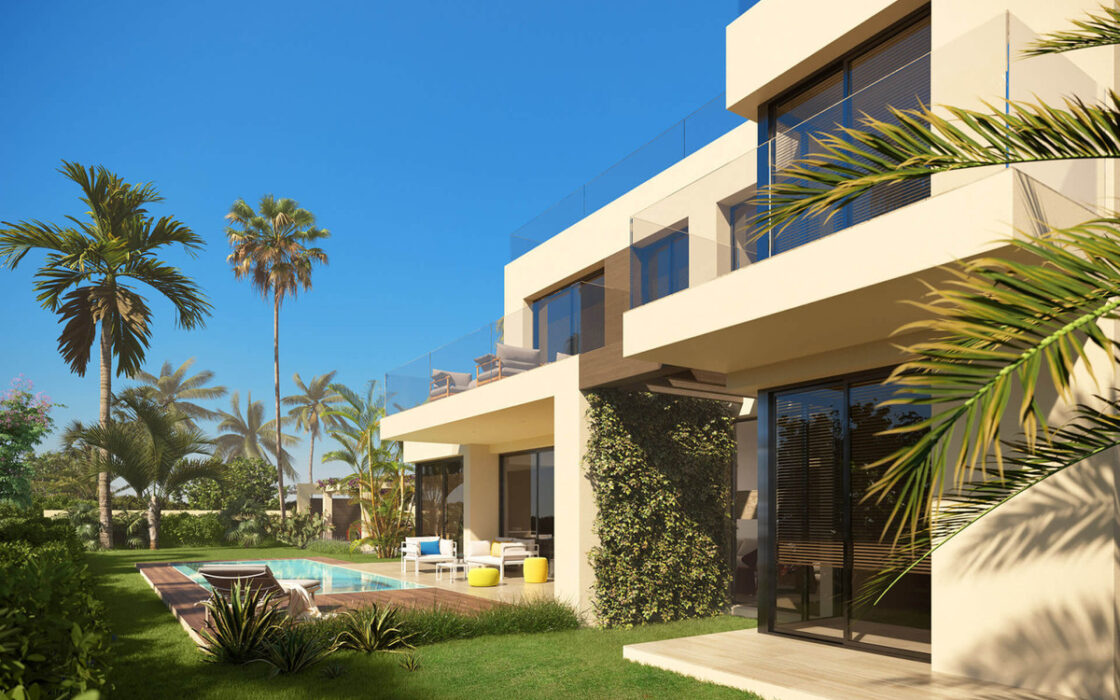 Новая вилла 412 кв.м в Monte Biarritz с террасой