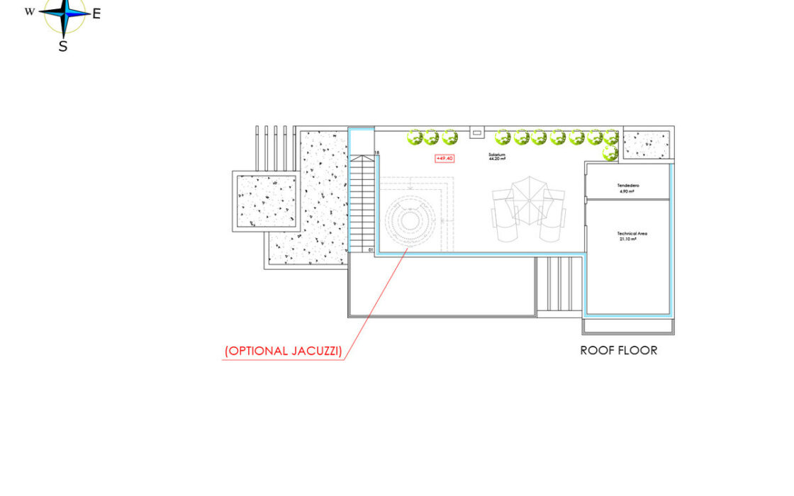 Новая вилла 412 кв.м в Monte Biarritz с террасой