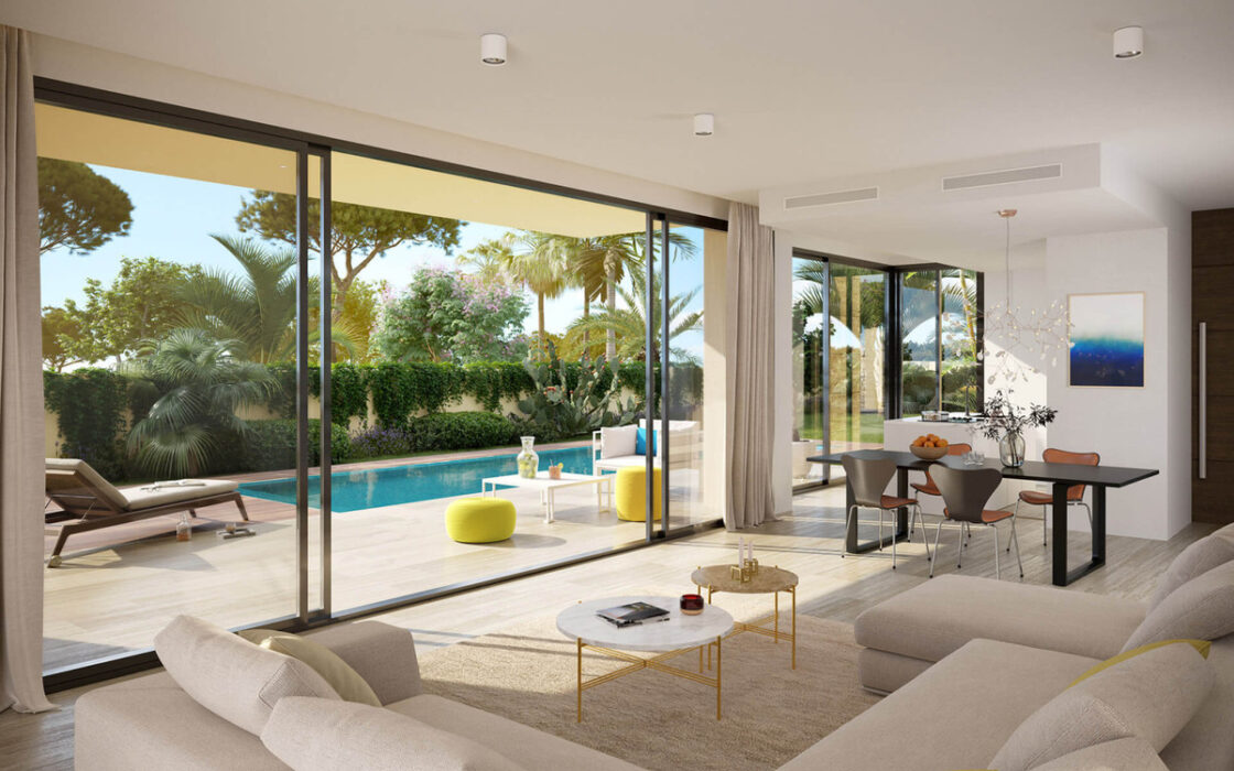 Новая вилла 412 кв.м в Monte Biarritz с террасой