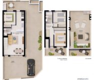 Новые таунхаусы в Пилар-де-ла-Орадада с террасой и бассейном