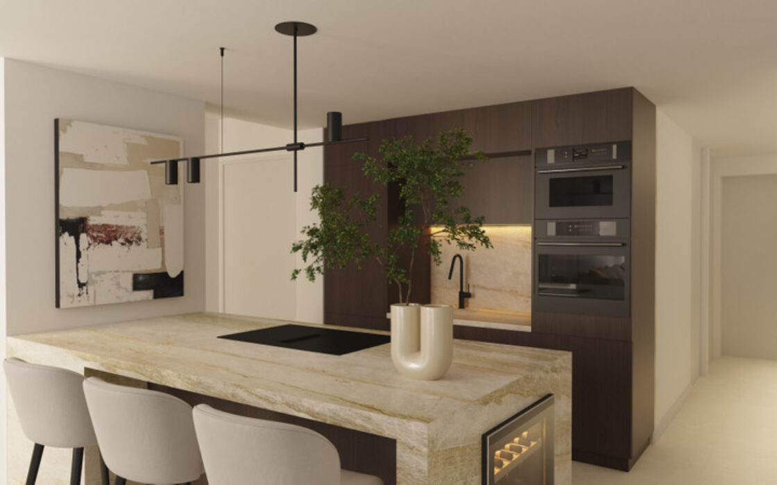 Апартаменти 101 кв.м в Бенахавісі з терасою та меблями