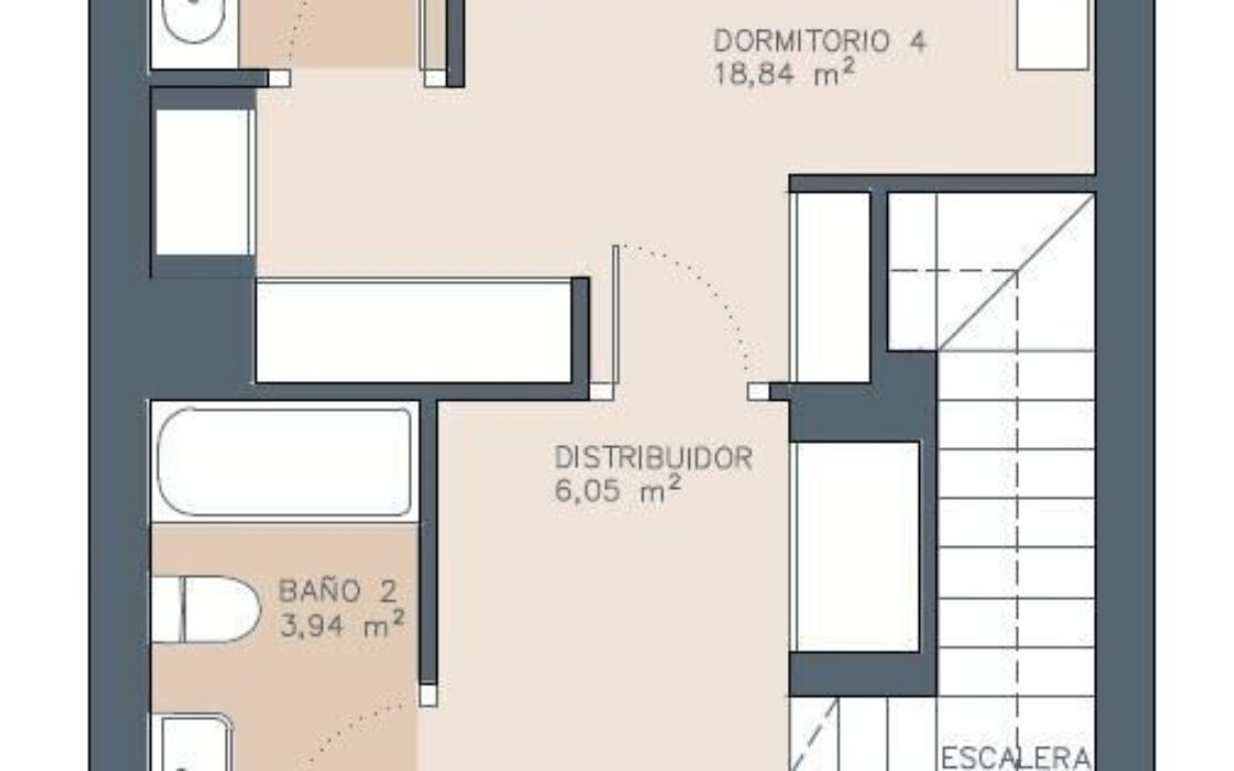 Дом в Godella 196 кв.м с террасой в 20 км от моря