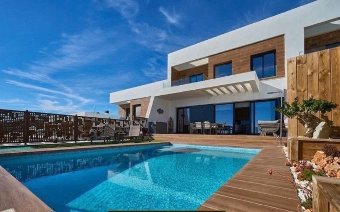 Вілла з терасою та видом на море в Балкон де Финестрат