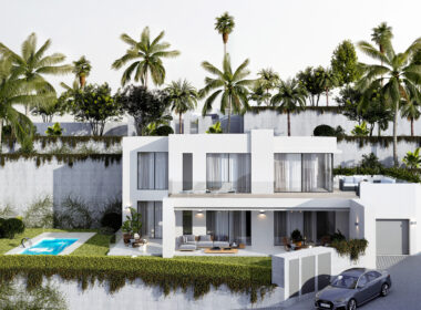 Виллы с четырьмя спальнями в Михасе с потрясающим видом 219 кв.м