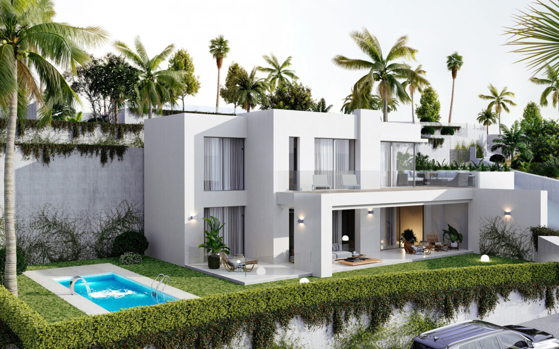 Вілли з чотирма спальнями в Міхасі з приголомшливим видом 219 кв.м