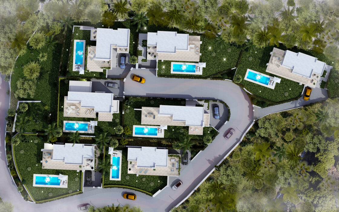 Вілли з чотирма спальнями в Міхасі з приголомшливим видом 219 кв.м