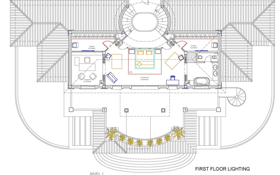 Вилла с панорамным видом в Бенахависе, 889 кв.м, терраса