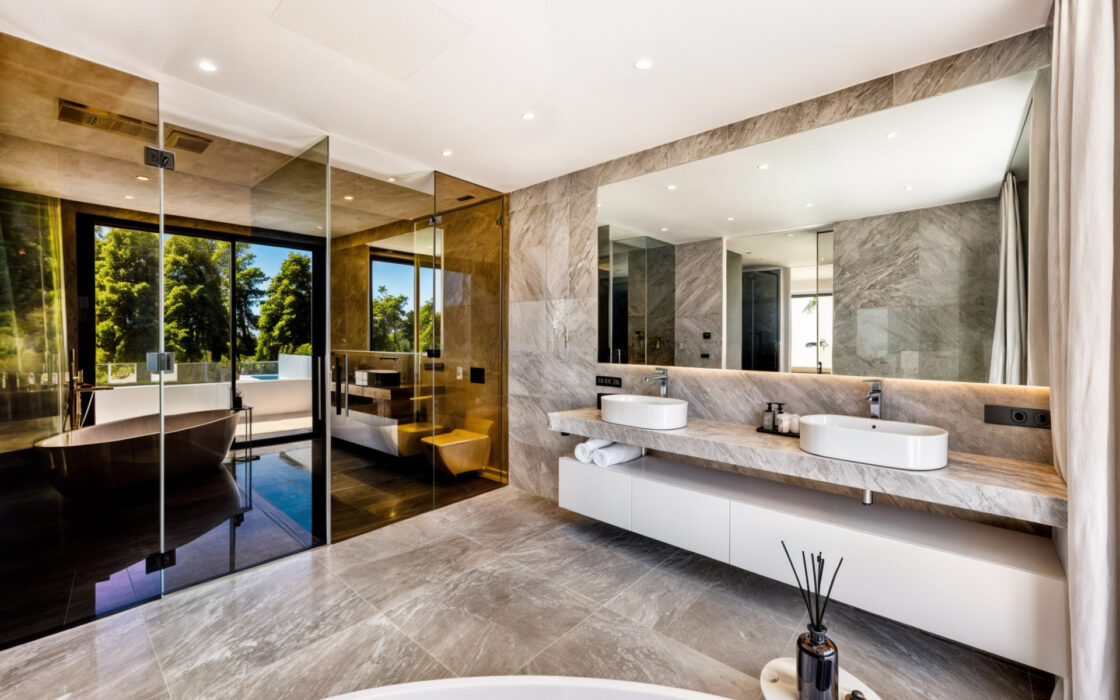 Вілла в Lomas de Marbella Club 647 кв.м з терасою біля моря