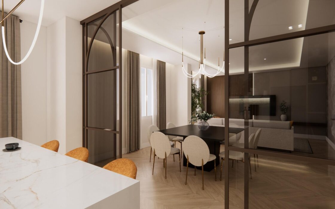 Апартаменты 158 кв.м в Мадриде с балконом и лифтом