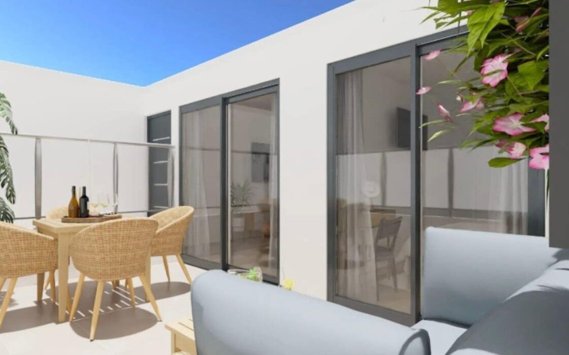 Сучасні апартаменти з терасою в Сан-Педро, 80 кв.м.