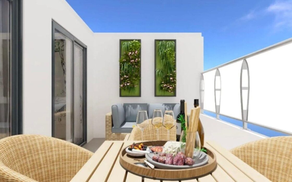 Сучасні апартаменти з терасою в Сан-Педро, 80 кв.м.