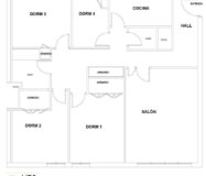 Апартаменты 107 кв.м в Madrid, район Chueca-Justicia