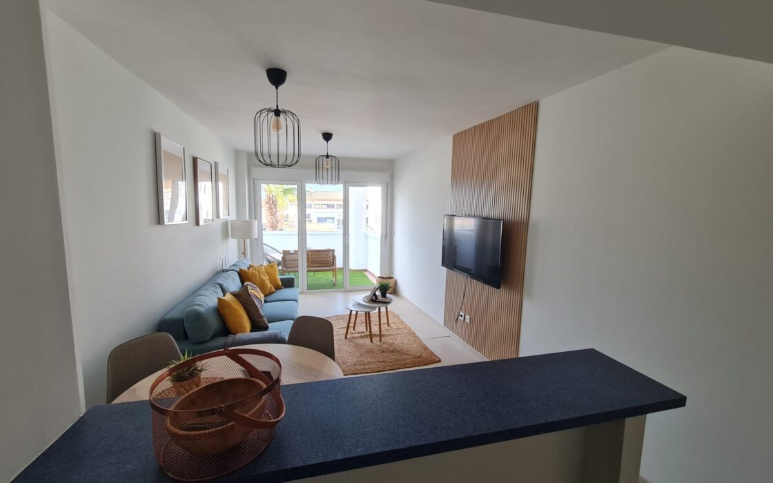 Апартаменты в Ориуэла Коста с террасой 85 кв.м