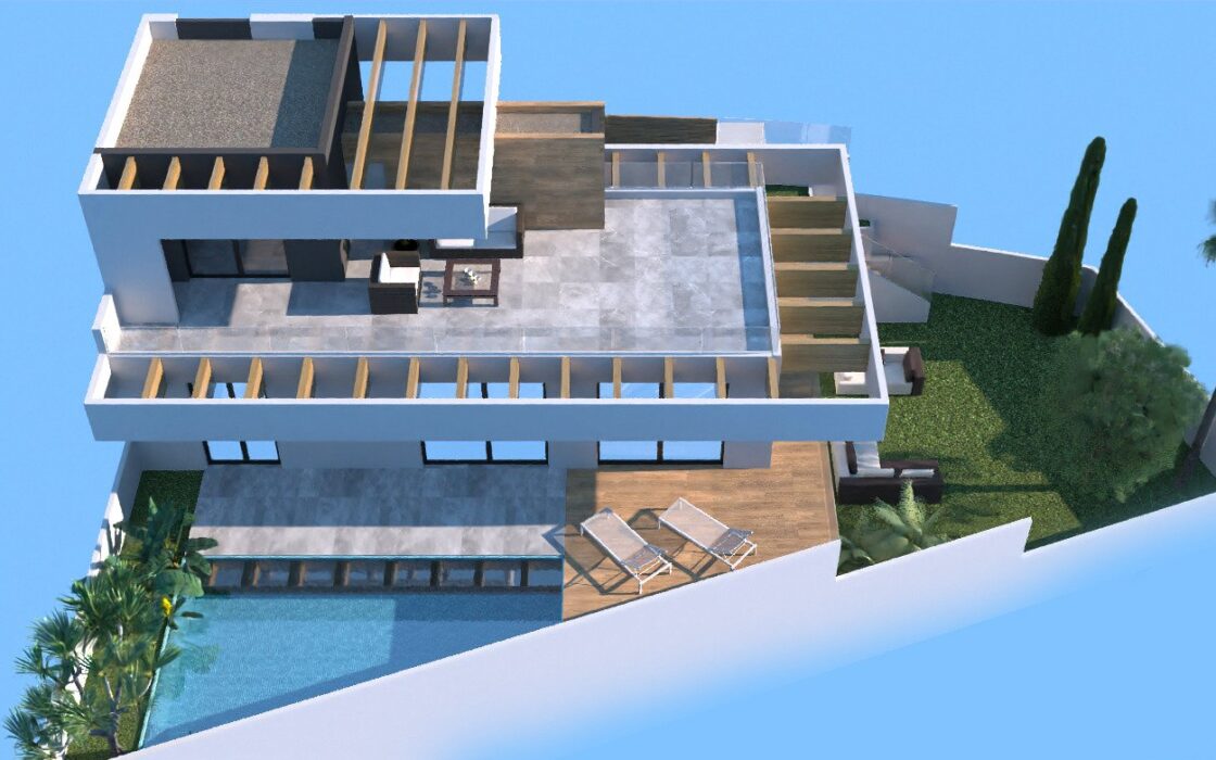 Вілла в Рохалесі 433 кв.м з видом на гольф поле