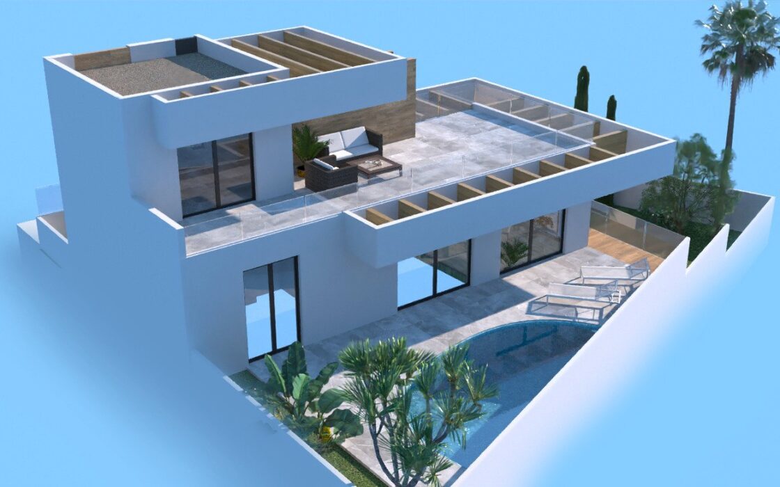 Вілла в Рохалесі 433 кв.м з видом на гольф поле