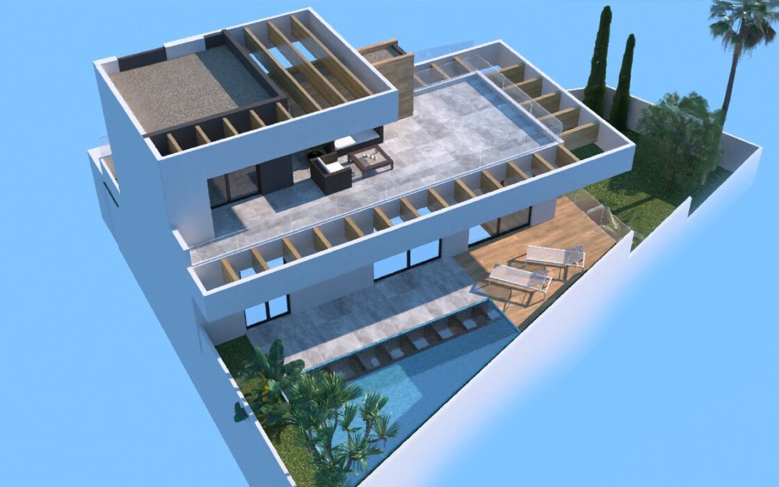 Вілла в Рохалесі 433 кв.м з видом на гольф поле