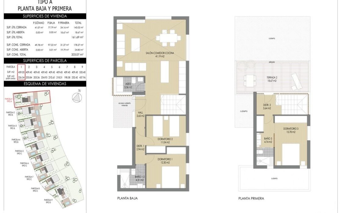 Новые виллы с бассейном в Финестрате 203 кв.м у моря