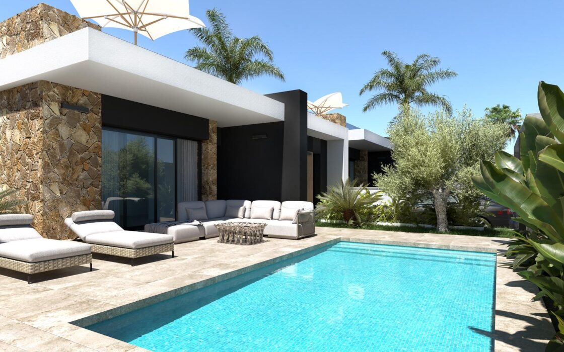 Вилла 167 кв.м в Сьюдад Кесада с бассейном у моря