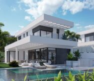 Новая вилла 328 кв.м в Сьерра-Кортина с панорамным видом