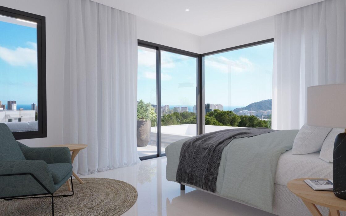 Новая вилла 328 кв.м в Сьерра-Кортина с панорамным видом