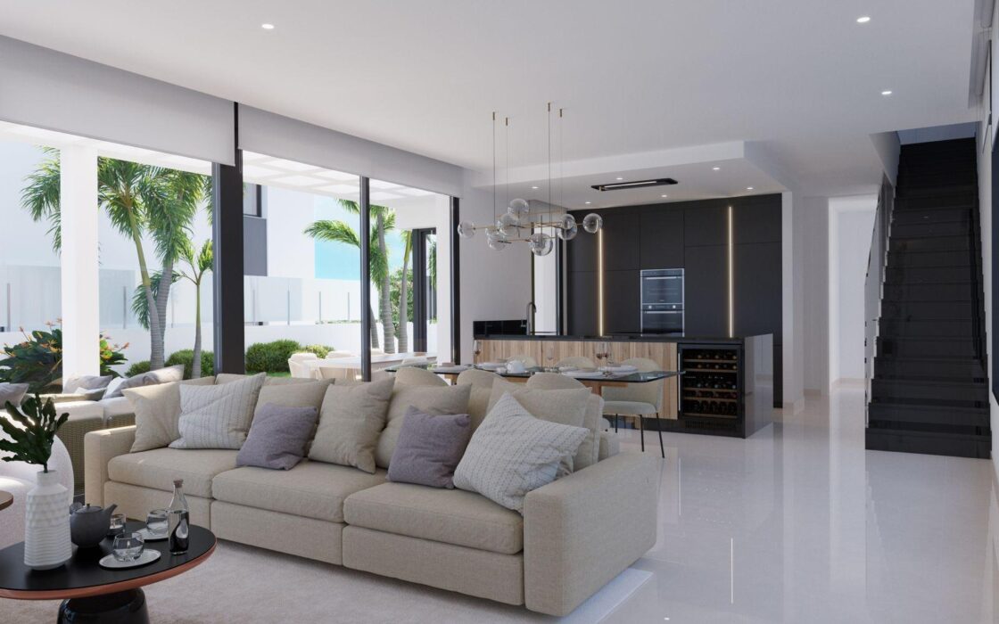 Новая вилла 328 кв.м в Сьерра-Кортина с панорамным видом