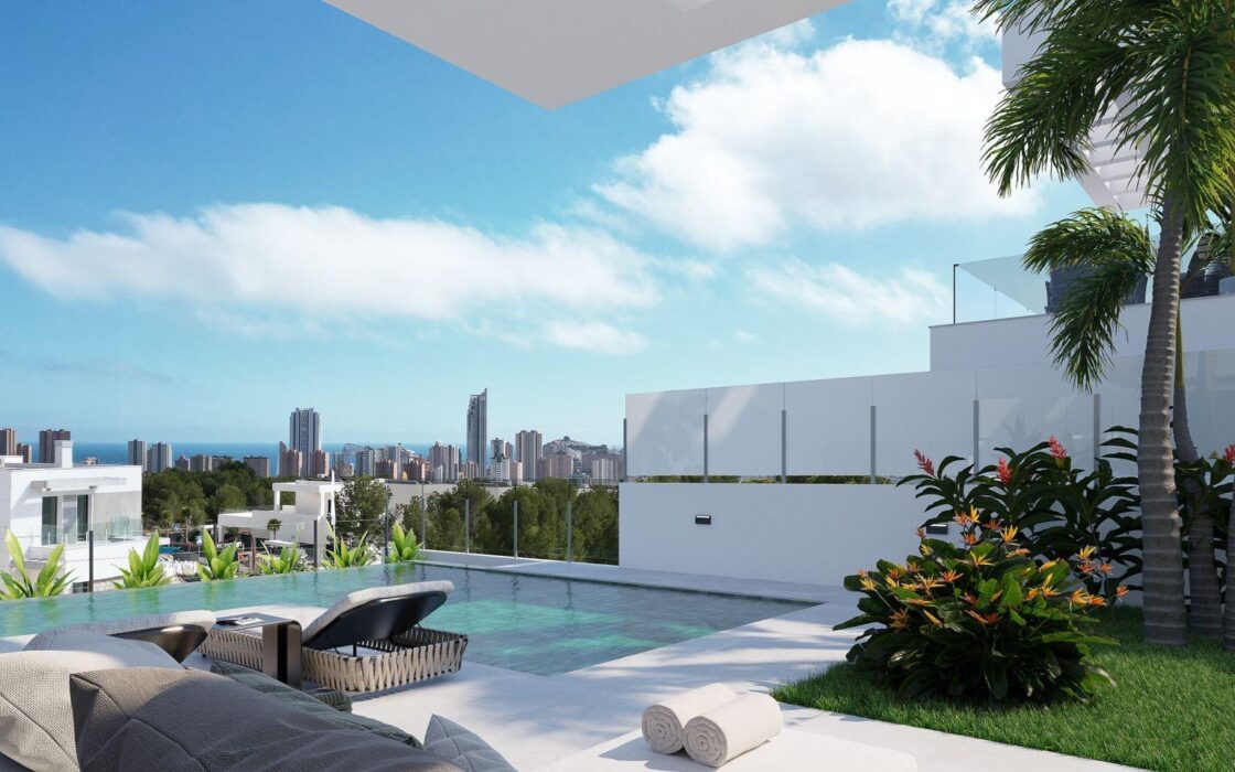 Новая вилла 328 кв.м в Сьерра-Кортина с панорамным видом