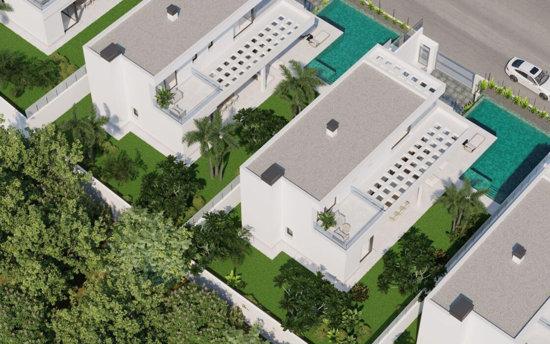 Новая вилла 328 кв.м в Сьерра-Кортина с панорамным видом