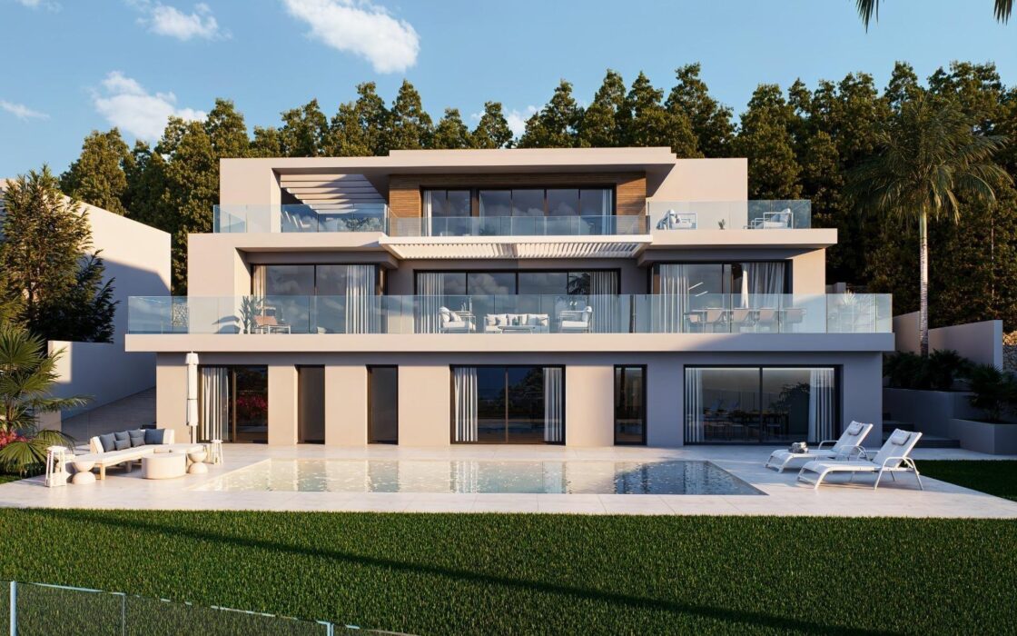 Вілла в Альтеа 504 кв.м з терасою та видом на море