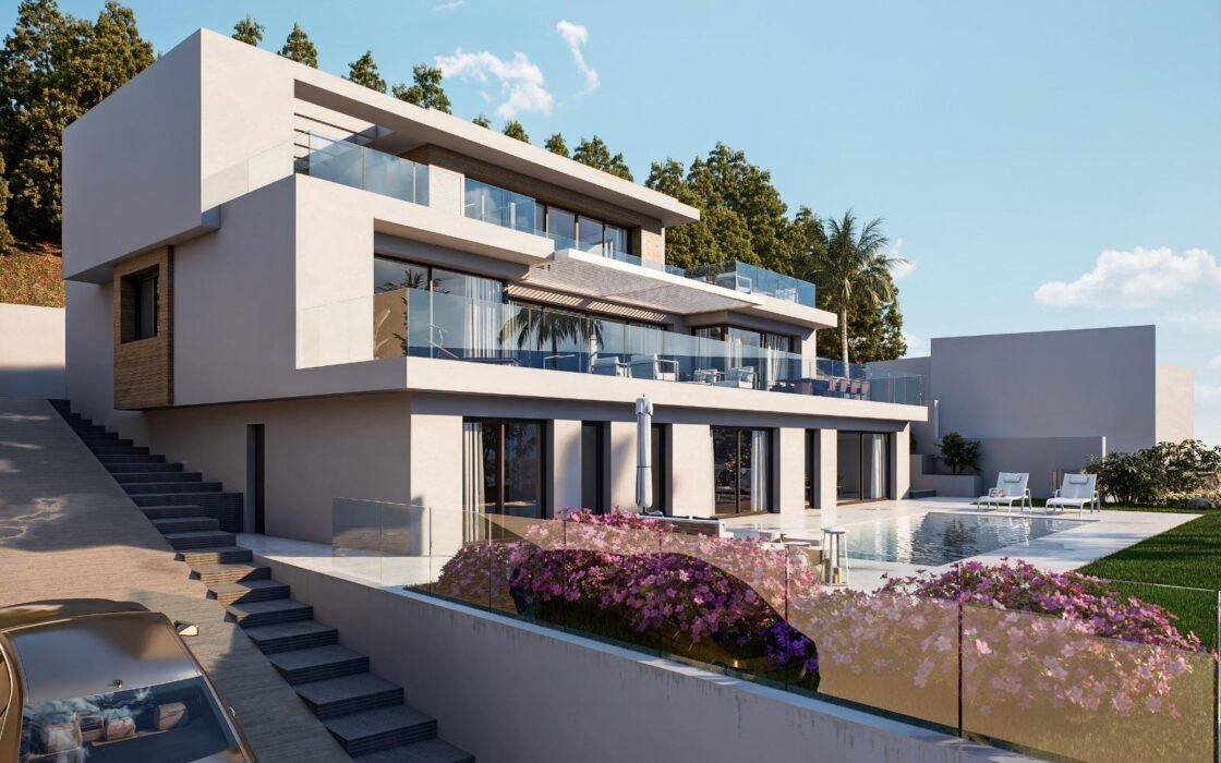 Вілла в Альтеа 504 кв.м з терасою та видом на море