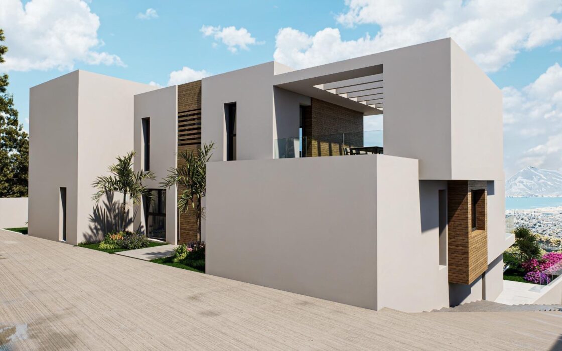 Вілла в Альтеа 504 кв.м з терасою та видом на море