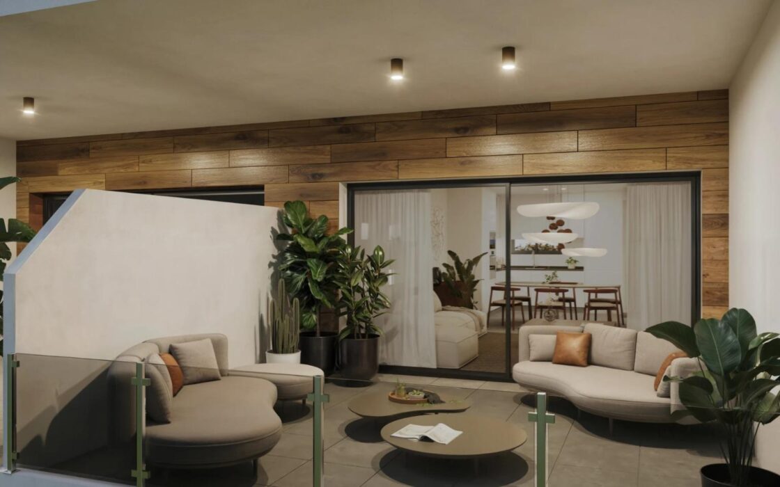 Квартира 2+2 у моря в Cala de Finestrat, 82 кв.м, терраса