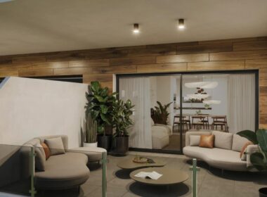 Квартира 2+2 у моря в Cala de Finestrat, 82 кв.м, терраса