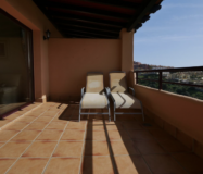 Двухкомнатная квартира в Малаге с видом на море 87 кв.м