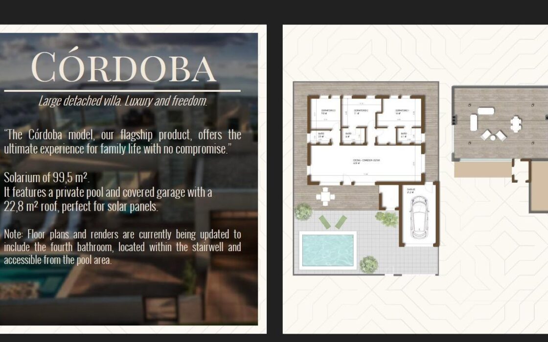 Вілла в Фуэнт-Аламо, 143 кв.м, басейн, 13 км до моря