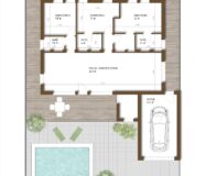 Вілла в Фуэнт-Аламо, 143 кв.м, басейн, 13 км до моря