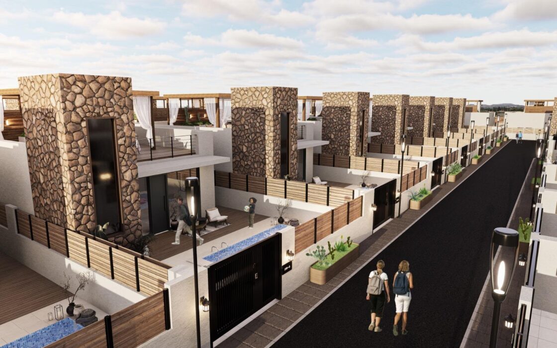 Вилла в Фуэнте-Аламо-де-Мурсия 70 кв.м с террасой и бассейном