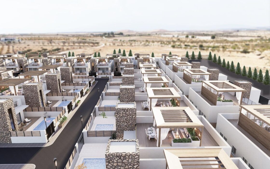 Вилла в Фуэнте-Аламо-де-Мурсия 70 кв.м с террасой и бассейном