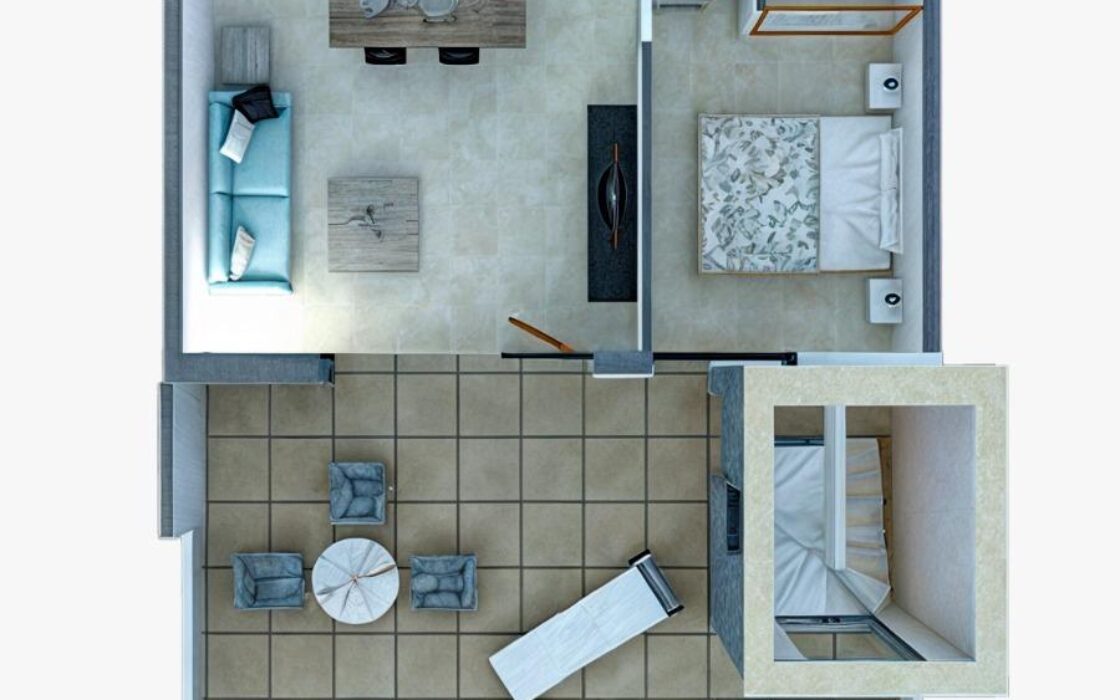 Вилла в Фуэнте-Аламо-де-Мурсия 70 кв.м с террасой и бассейном