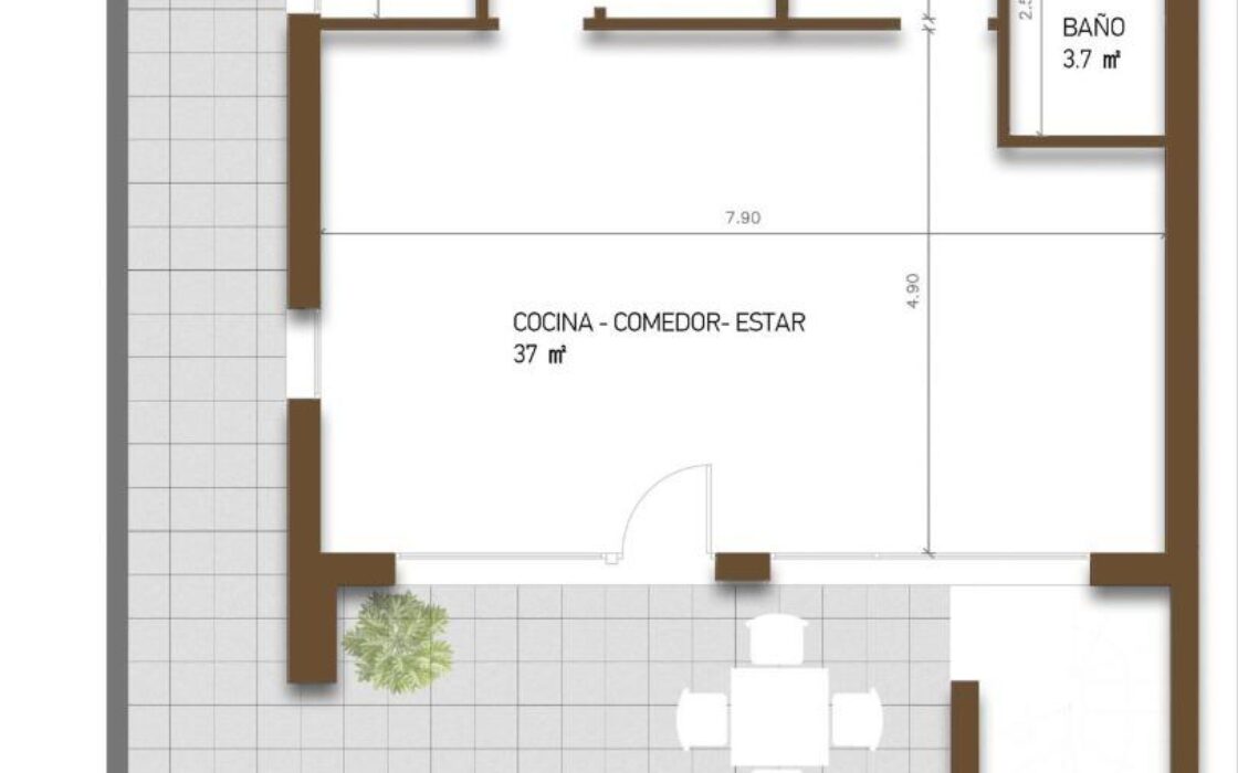 Вилла в Фуэнте-Аламо, 4 кімнати, 13 км до моря