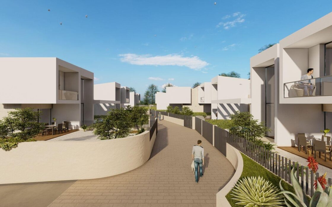 Вилла в La Nucía 125.25 кв.м с видом на море и бассейном