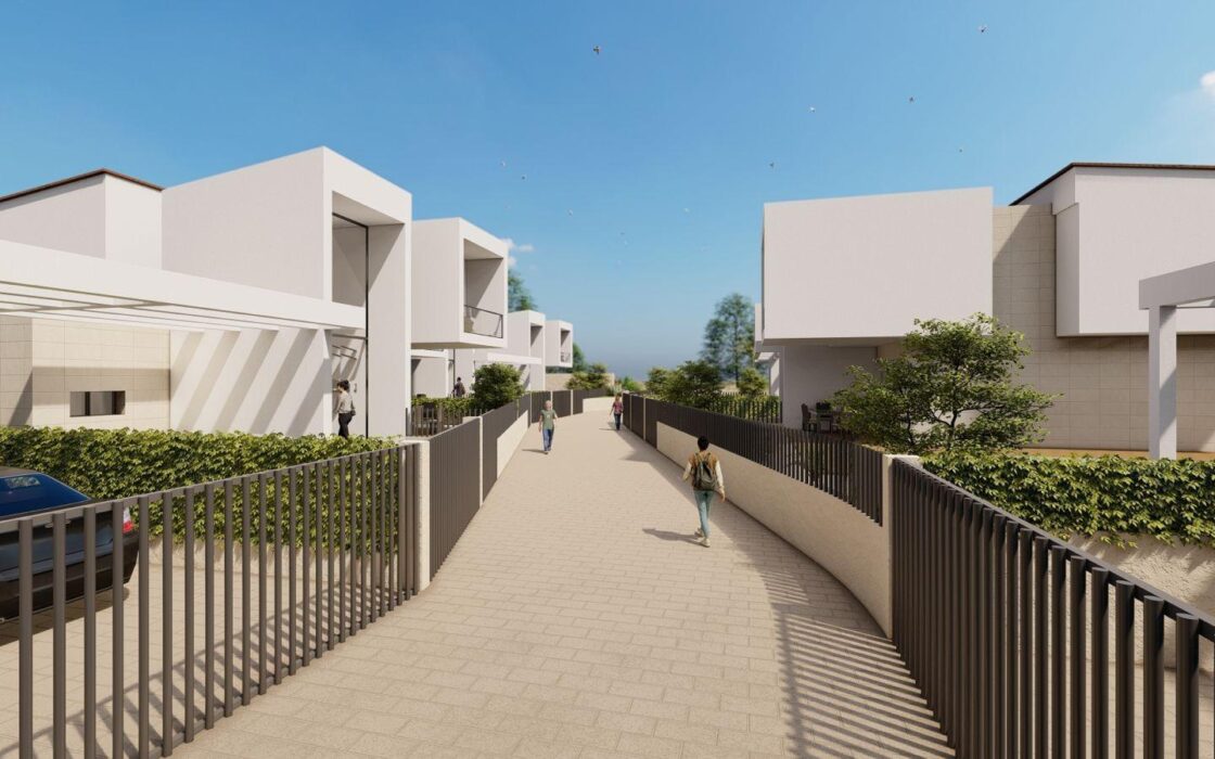 Вилла в La Nucía 125.25 кв.м с видом на море и бассейном