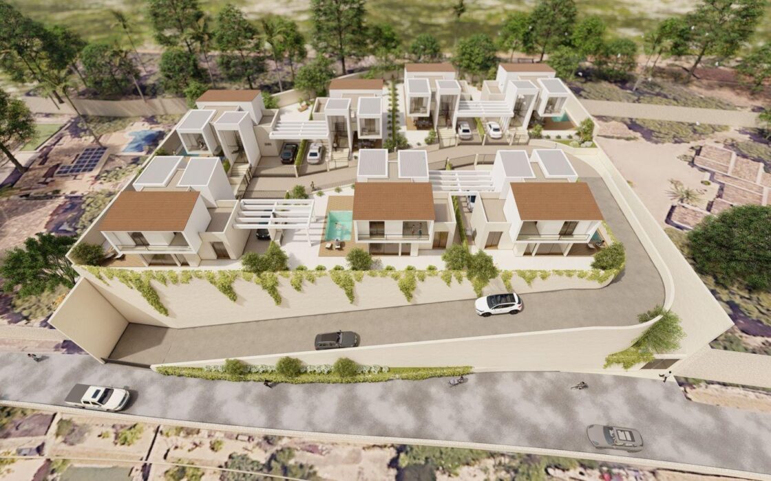 Вилла в La Nucía 125.25 кв.м с видом на море и бассейном