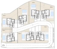 Вилла в La Nucía 125.25 кв.м с видом на море и бассейном