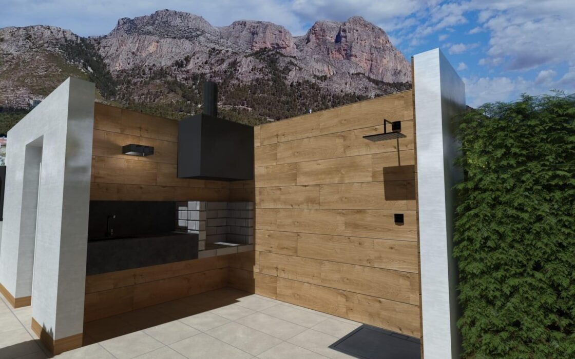 Дом в Полопе 101 кв.м с бассейном и расстоянием до моря 9 км