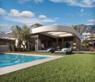 Вилла в Финестрате 317.5 кв.м у моря с террасой и бассейном