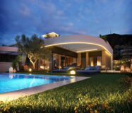 Вилла в Финестрате 317.5 кв.м у моря с террасой и бассейном