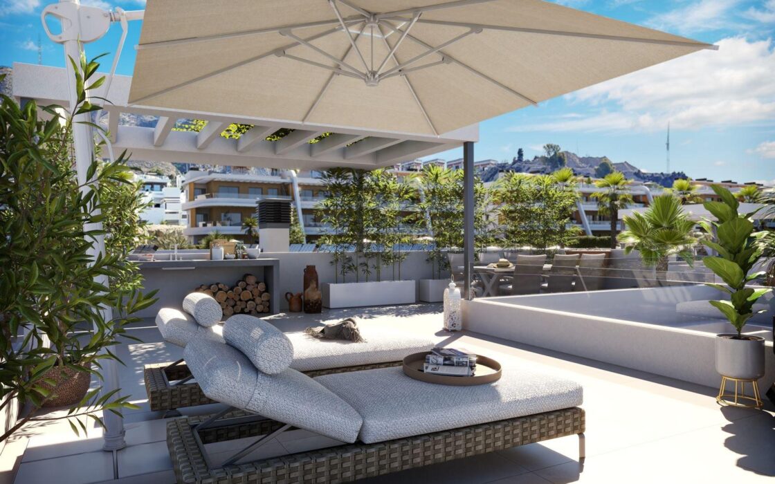 Вилла в Финестрате 317.5 кв.м у моря с террасой и бассейном