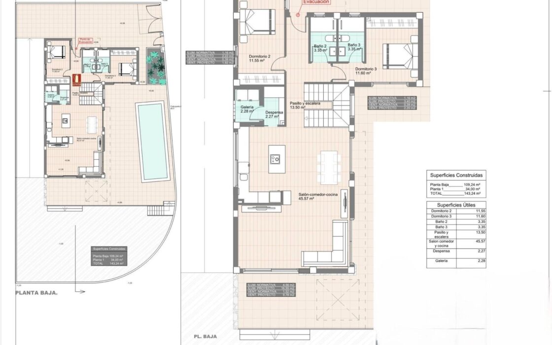 Роскошная вилла в Сан-Фульхенсио 247 кв.м у моря с бассейном