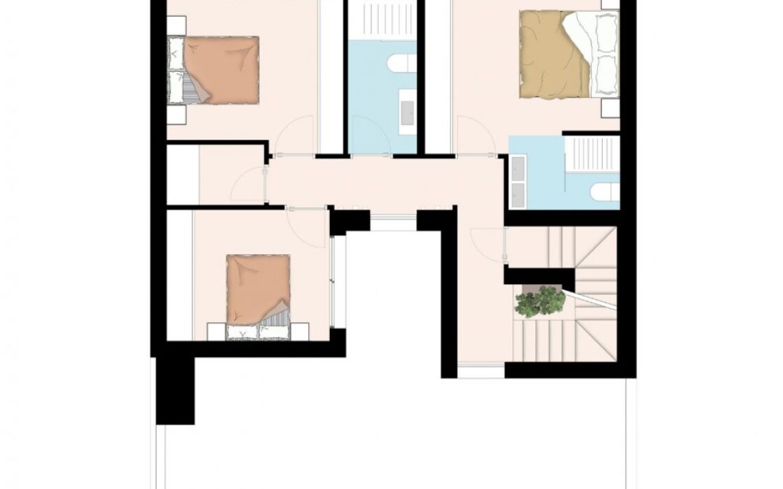 Новостройка таунхаусов 157 кв.м в Форментера-дель-Сегура