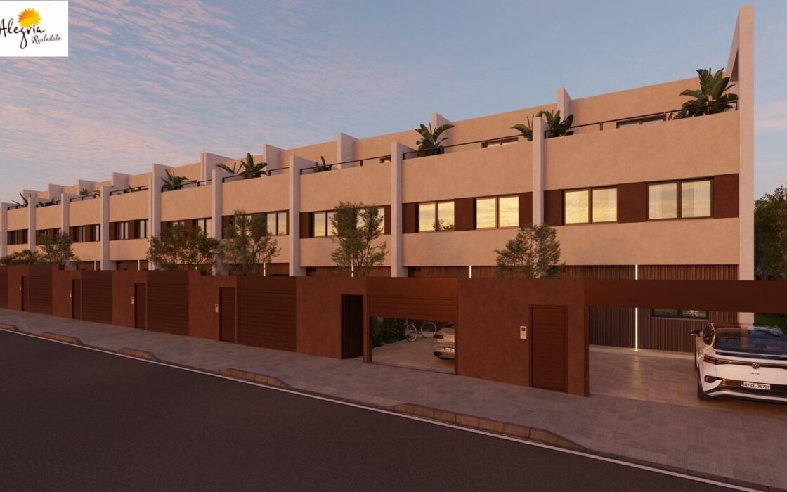 Новые дома с террасами в Сагунто 3-4 спальни до 193 кв.м.